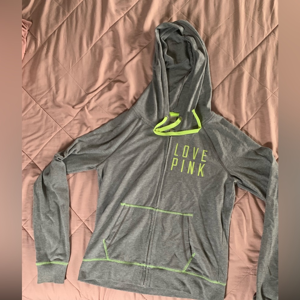 Victoria secret pink zip up hoodie